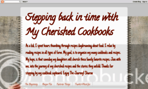 Steppingbackintimecherishedcookbooks.blogspot.com thumbnail