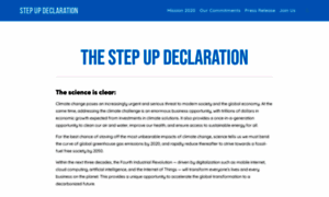 Stepupdeclaration.org thumbnail