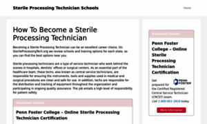Sterileprocessingtech.org thumbnail