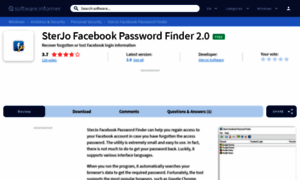 Sterjo-facebook-password-finder.software.informer.com thumbnail