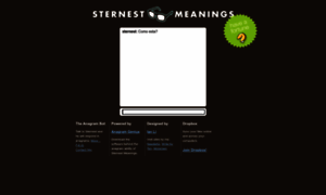 Sternestmeanings.com thumbnail