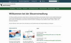 Steuerverwaltung.bs.ch thumbnail