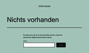 Steve-walsh.de thumbnail