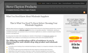 Steveclaytonproducts.net thumbnail
