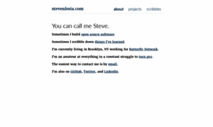 Stevenloria.com thumbnail