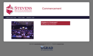 Stevenscommencement.universitytickets.com thumbnail