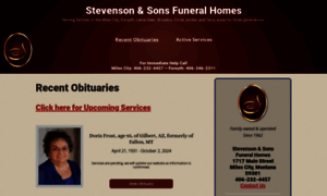 Stevensonfuneralhomes.com thumbnail