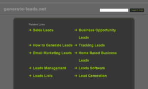 Stever.generate-leads.net thumbnail