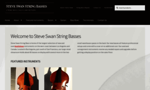 Steveswanstringbass.com thumbnail