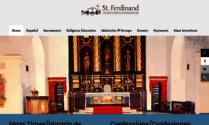 Stferdinandchurch.org thumbnail