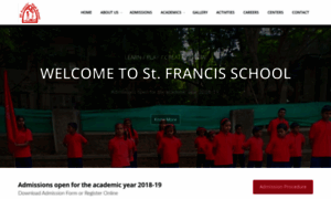 Stfrancis-school.in thumbnail