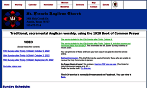 Stfrancisaustin.org thumbnail