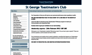 Stgeorge.toastmastersclubs.org thumbnail