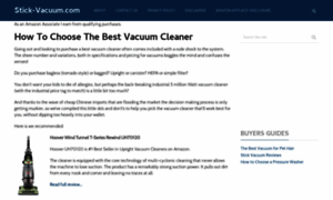 Stick-vacuum.com thumbnail