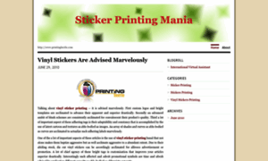 Stickerprintingmania.wordpress.com thumbnail
