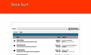 Sticksurf.freeforums.net thumbnail