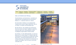 Stiftung-uni-koblenz.de thumbnail