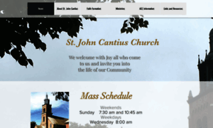 Stjohncantius.org thumbnail