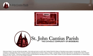 Stjohncantiusparish.org thumbnail