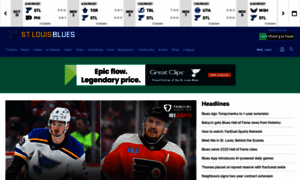 Stlouisblues.com thumbnail