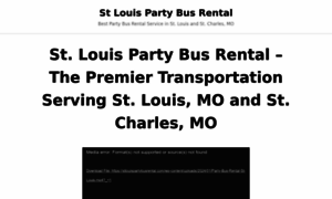 Stlouispartybusrental.com thumbnail