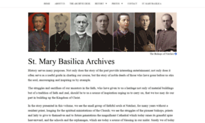 Stmarybasilicaarchives.org thumbnail