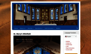 Stmarysofwinfield.com thumbnail