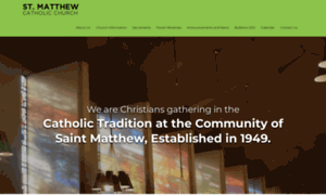 Stmatthewbaltimore.org thumbnail