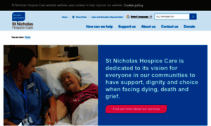 Stnicholashospice.org.uk thumbnail