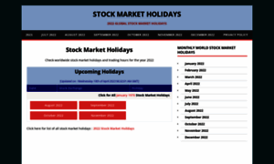 Stock-market-holidays.org thumbnail