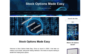 Stock-options-made-easy.com thumbnail