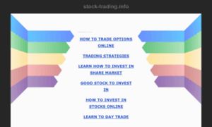 Stock-trading.info thumbnail