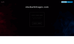 Stockarbitrages.com thumbnail