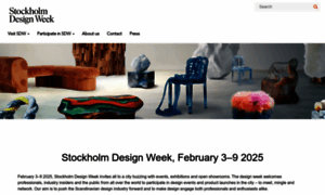 Stockholmdesignweek.com thumbnail