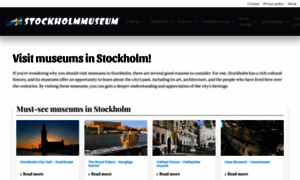 Stockholmmuseum.com thumbnail