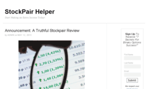 Stockpairhelper.com thumbnail