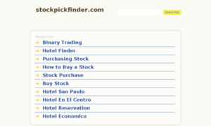 Stockpickfinder.com thumbnail