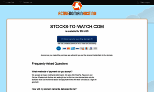 Stocks-to-watch.com thumbnail