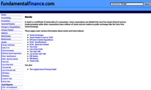 Stocks.fundamentalfinance.com thumbnail