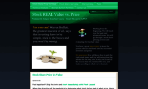 Stocksharepricevsvalue.what-todo.com thumbnail