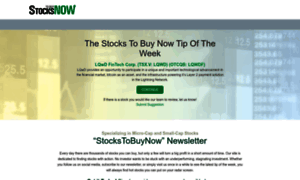 Stockstobuynow.com thumbnail