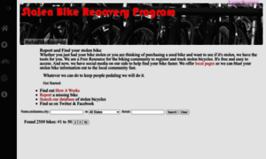 Stolenbikerecovery.org thumbnail