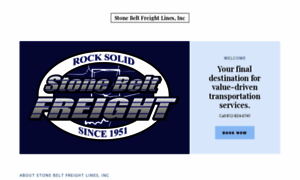 Stonebeltfreight.com thumbnail