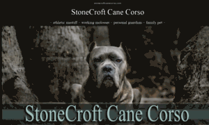 Stonecroftcanecorso.com thumbnail