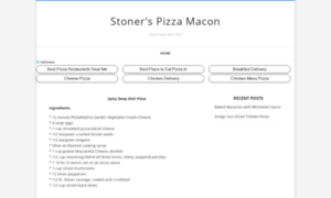 Stonerspizzamacon.com thumbnail