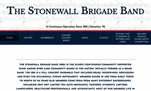 Stonewallbrigadeband.com thumbnail