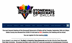 Stonewalldemocratsofdallas.org thumbnail