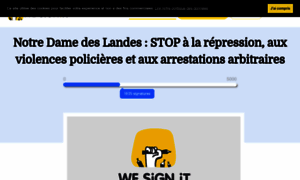 Stop-repression-nddl.wesign.it thumbnail