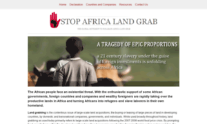 Stopafricalandgrab.com thumbnail
