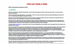 Stopauxtoursaparis.fr thumbnail